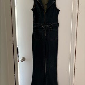 Show Me Your MuMu Dark Denim Jumpsuit